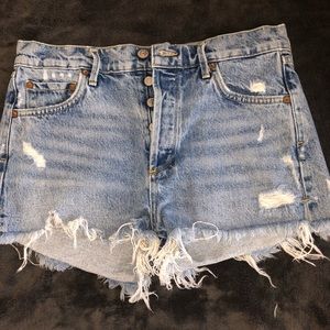 Highwasted Agolde Jaden Short in color Surreal